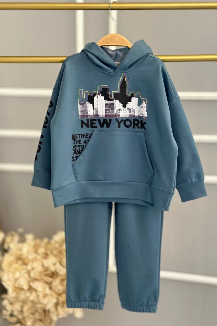Wholesale Boys Printed Tracksuit Set 2-10Y - Producer: KidsRoom - Wholesale Kids & Baby Clothes From Turkey - TheBS Kids