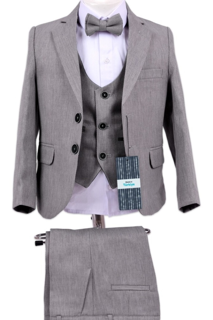 Wholesale Boys Suit Set Jacket Vest Pants Bowtie and Shirt 9-12Y - Producer: Terry - Wholesale Kids & Baby Clothes From Turkey - TheBS Kids