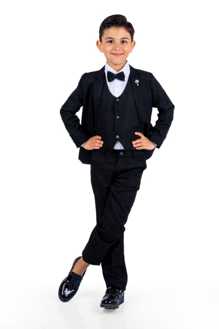 Wholesale Boys Suit Set with Jacket Vest Pants Shirt 2-5Y - Producer: Terry - Wholesale Kids & Baby Clothes From Turkey - TheBS Kids