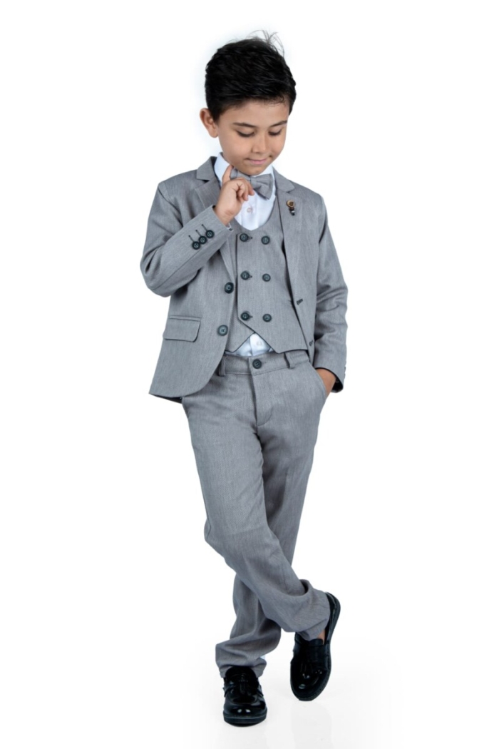 Wholesale Boys Suit Set with Jacket Vest Pants Shirt 2-5Y - Producer: Terry - Wholesale Kids & Baby Clothes From Turkey - TheBS Kids