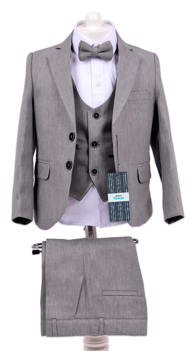Wholesale Boys Suit Set with Jacket Vest Pants Shirt 5-8Y - Producer: Terry - Wholesale Kids & Baby Clothes From Turkey - TheBS Kids
