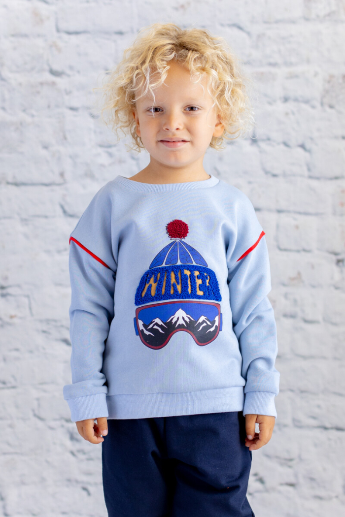 Wholesale Boys' Sweatshirt with Print and Embroidery Details 1-12Y - Producer: Zeyland - Wholesale Kids & Baby Clothes From Turkey - TheBS Kids
