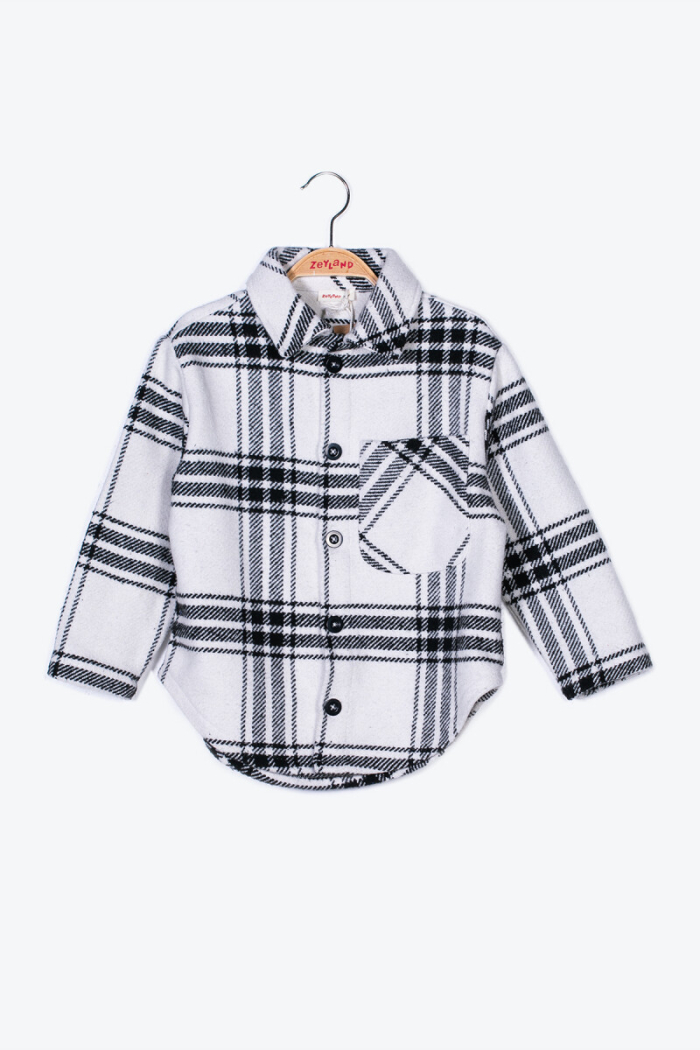 Wholesale Girl Plaıd Patterned Shirt 3-12Y - Producer: Zeyland - Wholesale Kids & Baby Clothes From Turkey - TheBS Kids