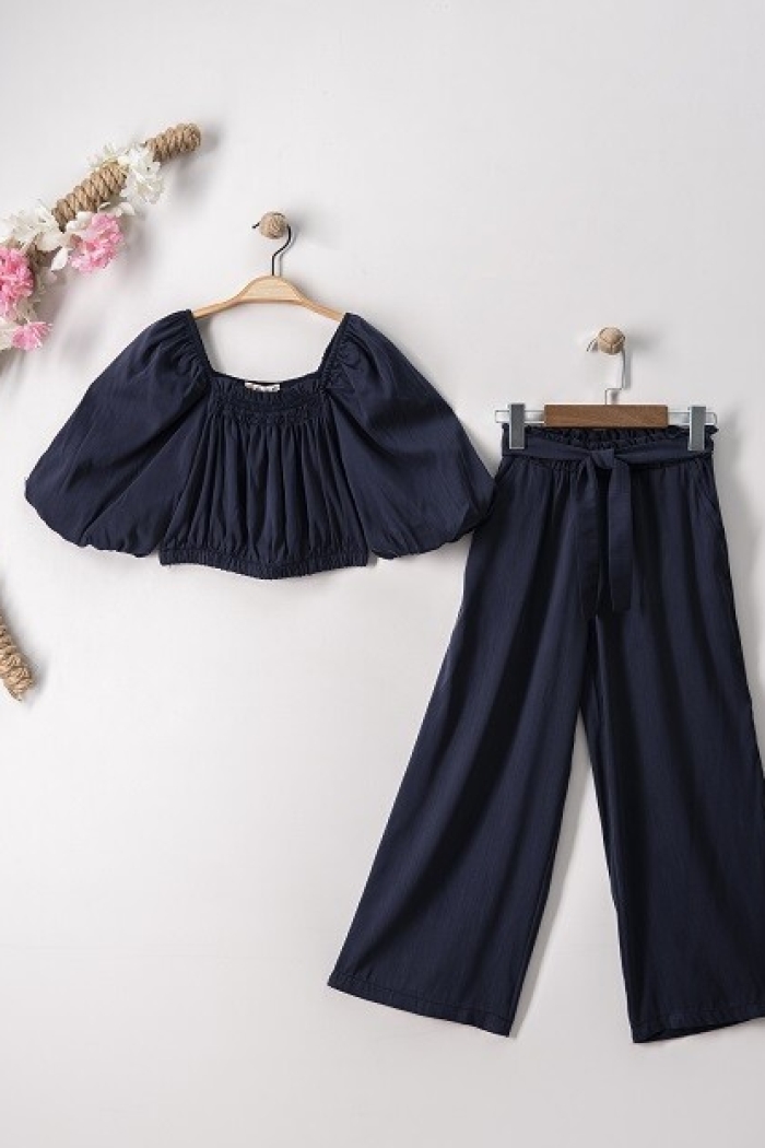 Wholesale Girls 2-Piece Blouse and Pants Set 7-10Y - Producer: Büşra Bebe - Wholesale Kids & Baby Clothes From Turkey - TheBS Kids