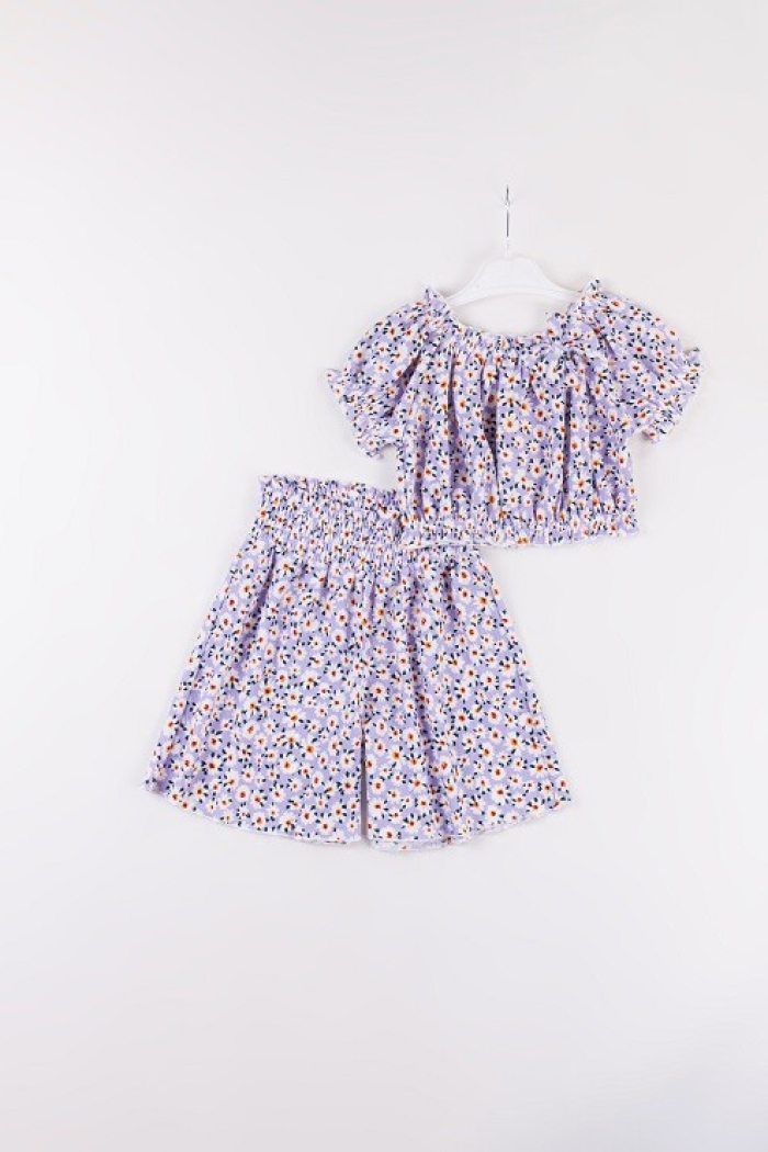 Wholesale Girls 2-Piece Blouse and Skirt Set 7-10Y - Producer: Büşra Bebe - Wholesale Kids & Baby Clothes From Turkey - TheBS Kids