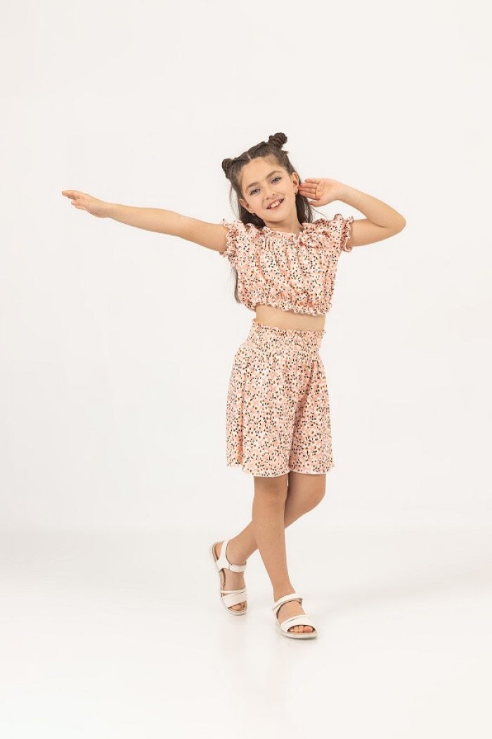 Wholesale Girls 2-Piece Blouse and Skirt Set 7-10Y - Producer: Büşra Bebe - Wholesale Kids & Baby Clothes From Turkey - TheBS Kids