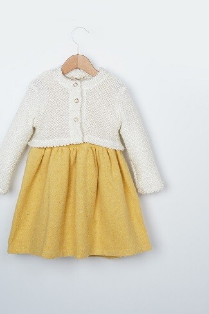 Wholesale Girls 2-Piece Bolero and Dress Set 3-6Y - Producer: Büşra Bebe - Wholesale Kids & Baby Clothes From Turkey - TheBS Kids