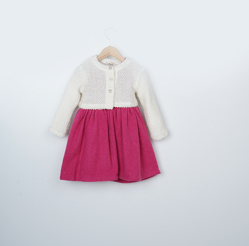 Wholesale Girls 2-Piece Bolero and Dress Set 3-6Y - Producer: Büşra Bebe - Wholesale Kids & Baby Clothes From Turkey - TheBS Kids