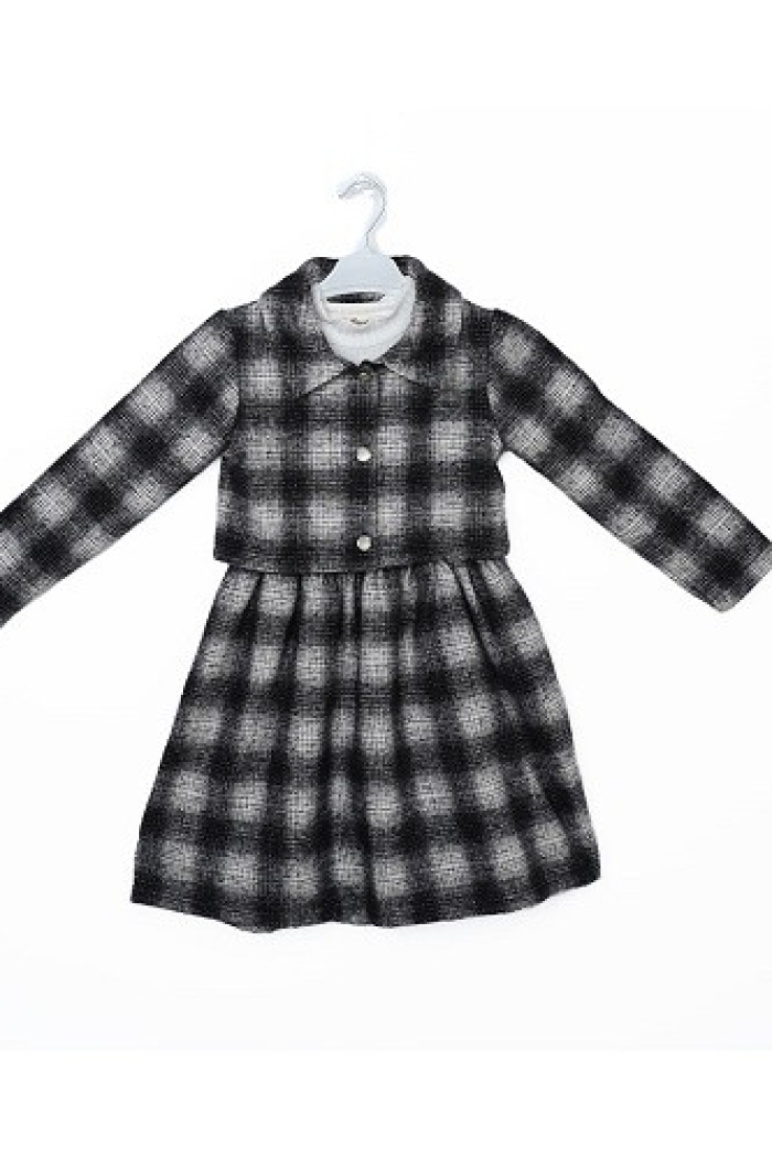 Wholesale Girls 2-Piece Dress and Jacket Set 3-6Y - Producer: Büşra Bebe - Wholesale Kids & Baby Clothes From Turkey - TheBS Kids