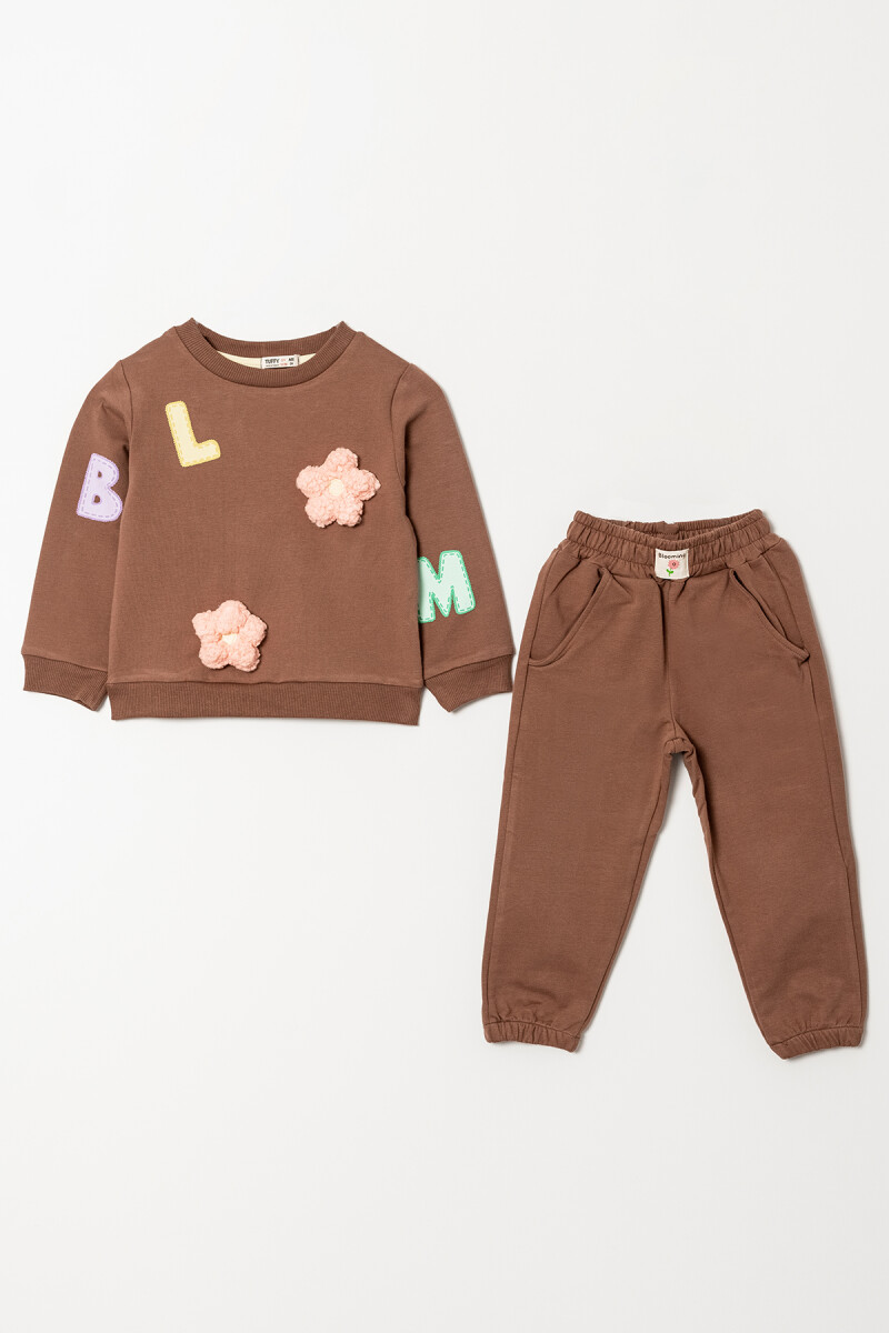 Wholesale Girls 2-Piece Embroidered Tracksuit Set 2-5Y - Producer: Tuffy - Wholesale Kids & Baby Clothes From Turkey - TheBS Kids