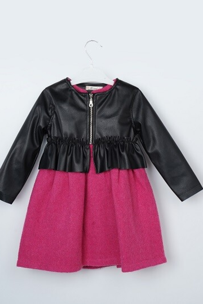 Wholesale Girls 2-Piece Jacket and Dress Set 3-6Y - Producer: Büşra Bebe - Wholesale Kids & Baby Clothes From Turkey - TheBS Kids