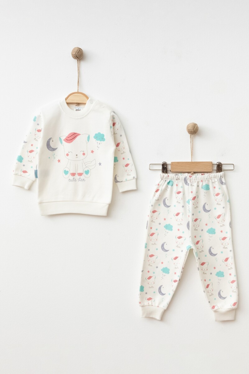 Wholesale Girl's 2-Piece Pajama Set 6-12M - Producer: Hoppidik - Wholesale Kids & Baby Clothes From Turkey - TheBS Kids