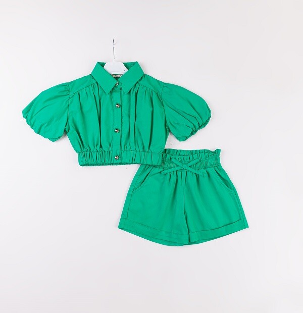 Wholesale Girls 2-Piece Shirt and Shorts Set 7-10Y - Producer: Büşra Bebe - Wholesale Kids & Baby Clothes From Turkey - TheBS Kids