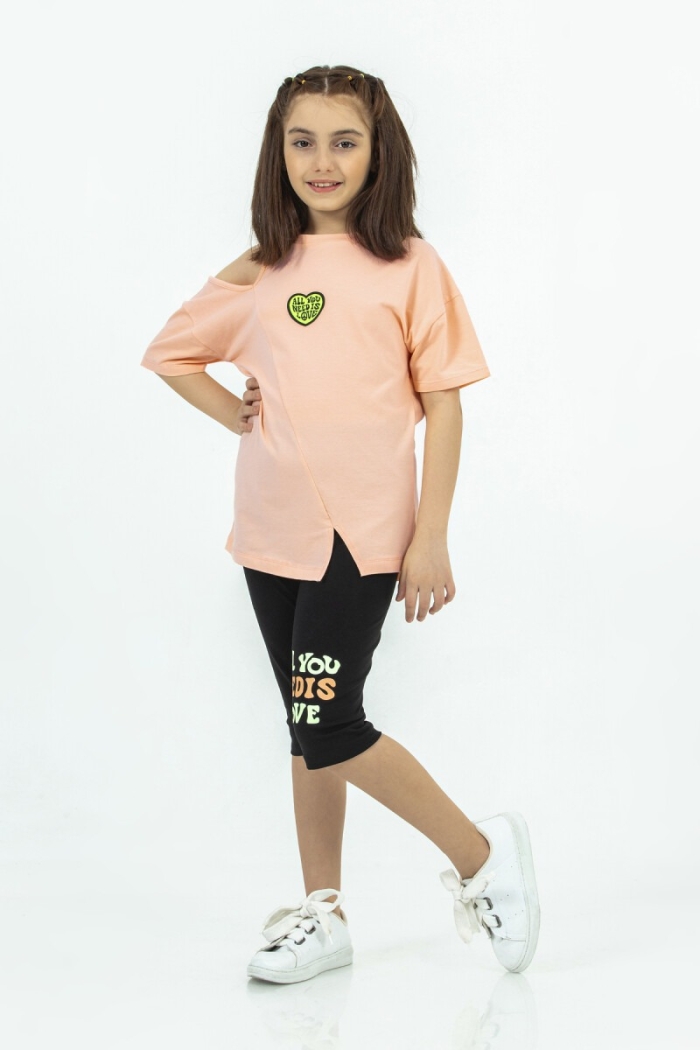 Wholesale Girls 2-Piece T-shirt and Leggings Set 10-13Y - Producer: Tuffy - Wholesale Kids & Baby Clothes From Turkey - TheBS Kids