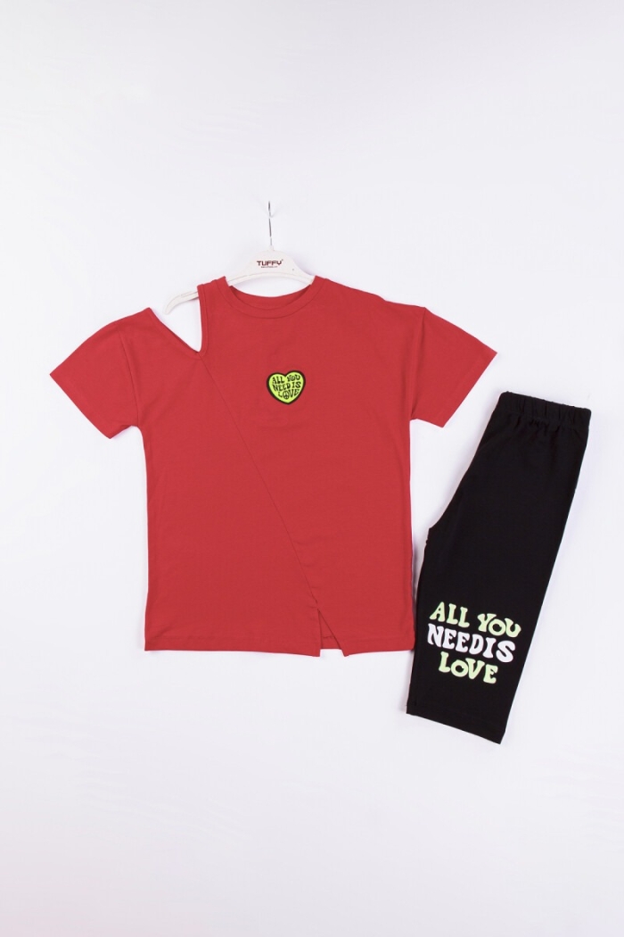 Wholesale Girls 2-Piece T-shirt and Leggings Set 10-13Y - Producer: Tuffy - Wholesale Kids & Baby Clothes From Turkey - TheBS Kids