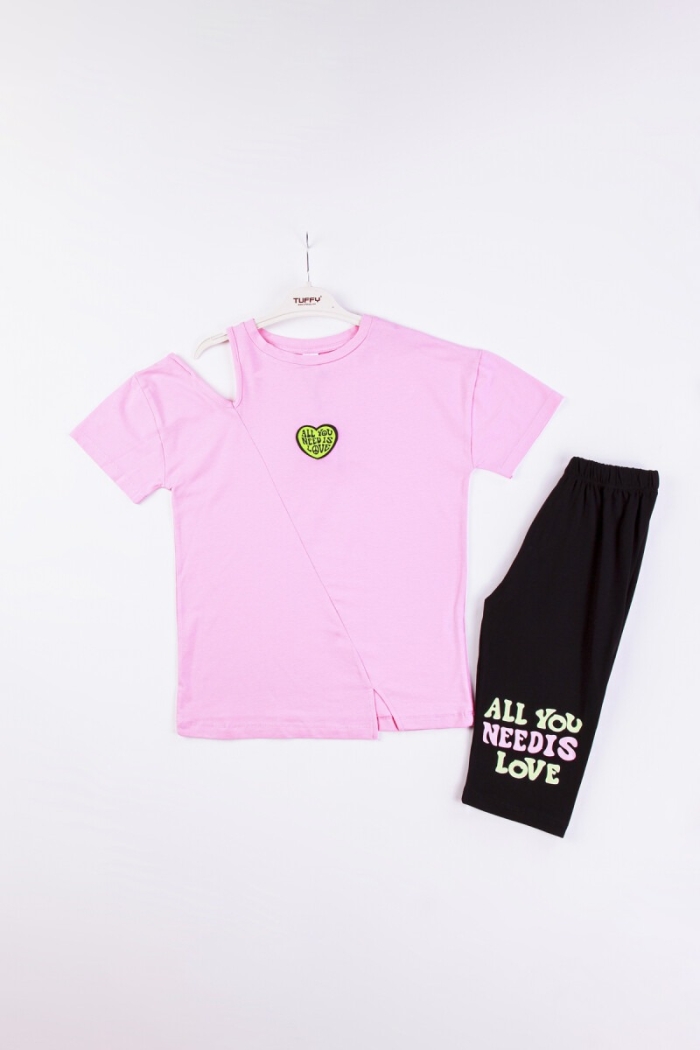 Wholesale Girls 2-Piece T-shirt and Leggings Set 10-13Y - Producer: Tuffy - Wholesale Kids & Baby Clothes From Turkey - TheBS Kids