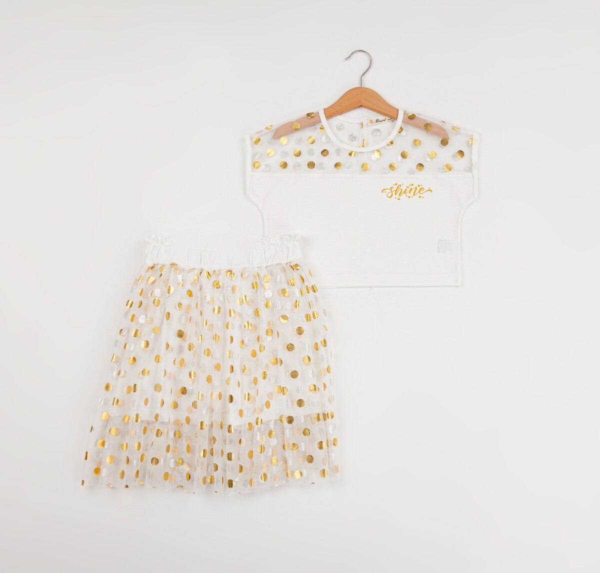Wholesale Girls 2-Piece T-Shirt and Skirt Set 7-10Y - Producer: Büşra Bebe - Wholesale Kids & Baby Clothes From Turkey - TheBS Kids