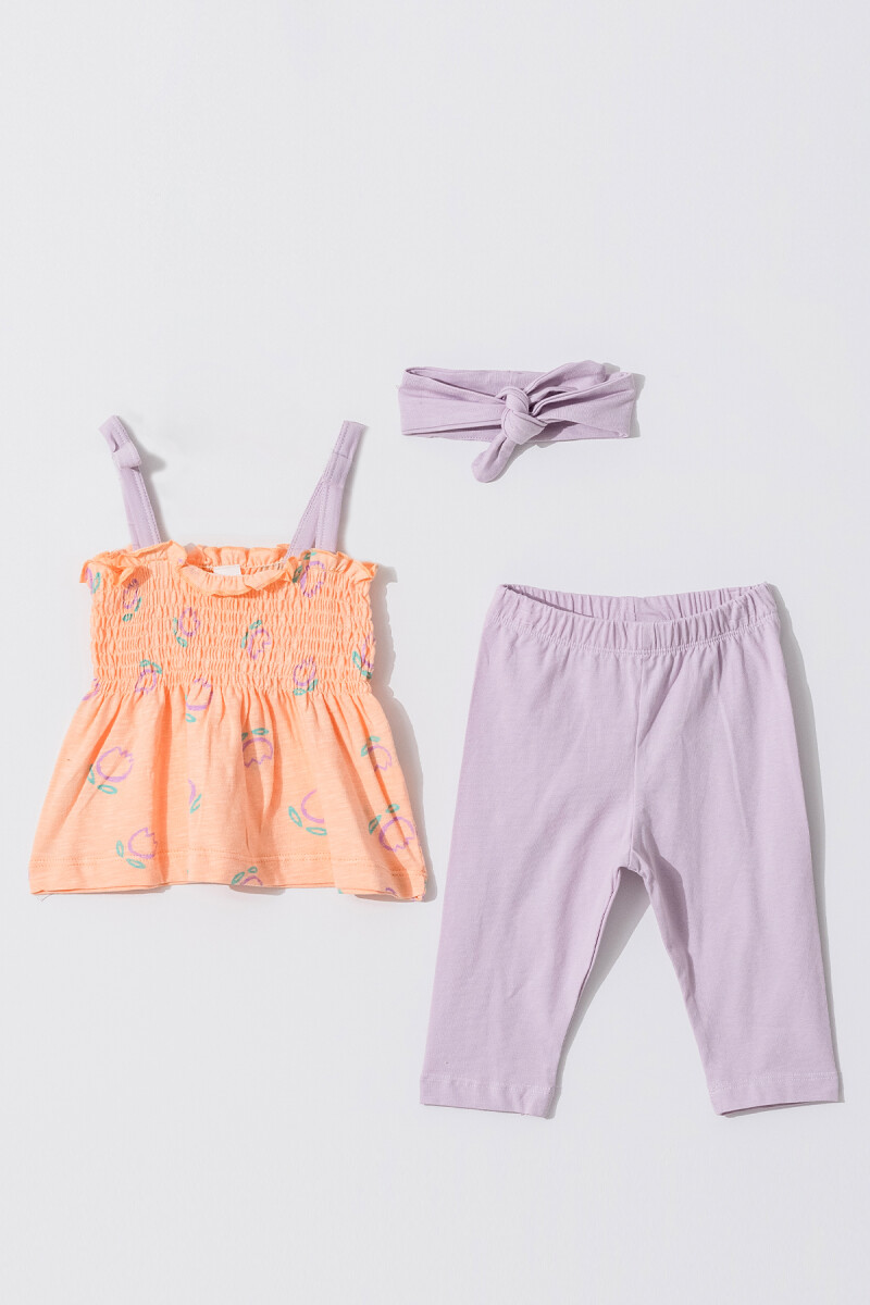 Wholesale Girls 2-Pieces Headband Blouse and Leggins Set 2-5Y - Producer: Tuffy - Wholesale Kids & Baby Clothes From Turkey - TheBS Kids