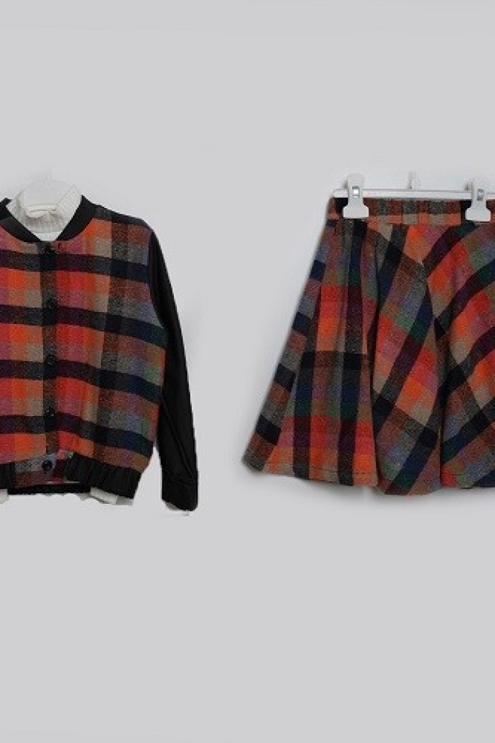 Wholesale Girls 3-Piece Jacket Skirt and Blouse Set 7-10Y - Producer: Büşra Bebe - Wholesale Kids & Baby Clothes From Turkey - TheBS Kids