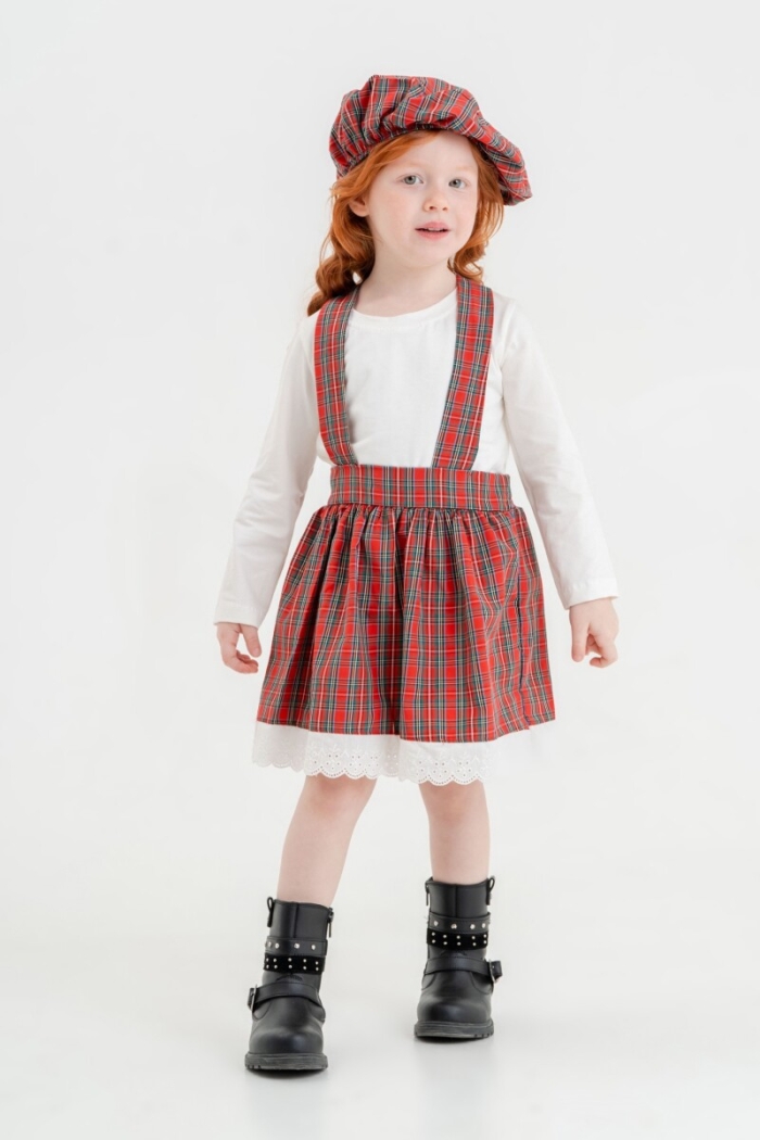 Wholesale Girls 3-Piece Skirt Body and Hat Set 2-6Y - Producer: KidsRoom - Wholesale Kids & Baby Clothes From Turkey - TheBS Kids