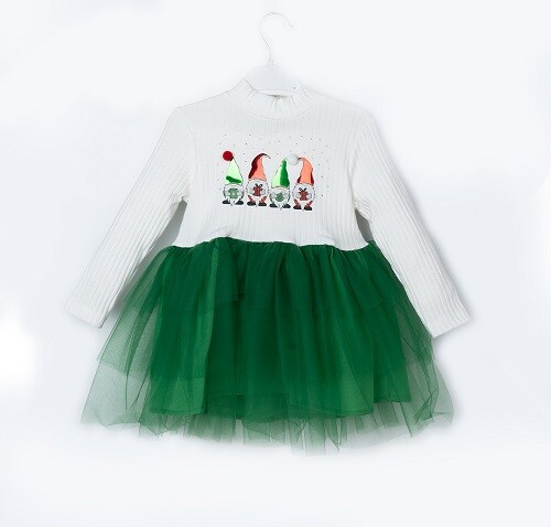 Wholesale Girls Christmas Dress 3-6Y - Producer: Büşra Bebe - Wholesale Kids & Baby Clothes From Turkey - TheBS Kids