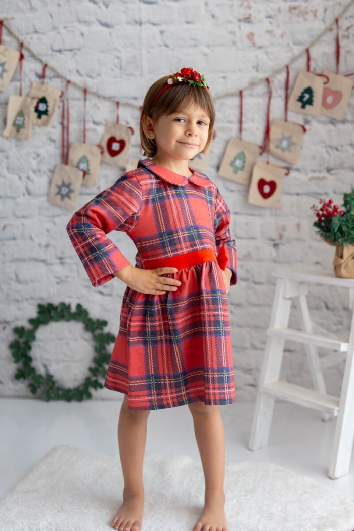 Wholesale Girls Christmas Themed Dress 1-7Y - Producer: Zeyland - Wholesale Kids & Baby Clothes From Turkey - TheBS Kids