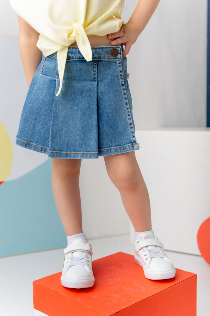 Wholesale Girl's Denim Pleated Skirt 3-14Y - Producer: Zeyland - Wholesale Kids & Baby Clothes From Turkey - TheBS Kids