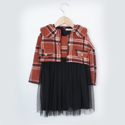 Wholesale Girls Dress 3-6Y - Producer: Büşra Bebe - Wholesale Kids & Baby Clothes From Turkey - TheBS Kids