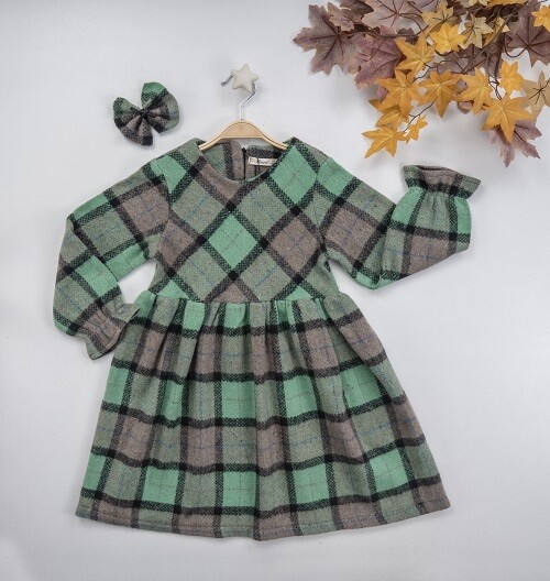 Wholesale Girls Dress with Accessory 7-10Y Busra Bebe - Producer: Büşra Bebe - Wholesale Kids & Baby Clothes From Turkey - TheBS Kids