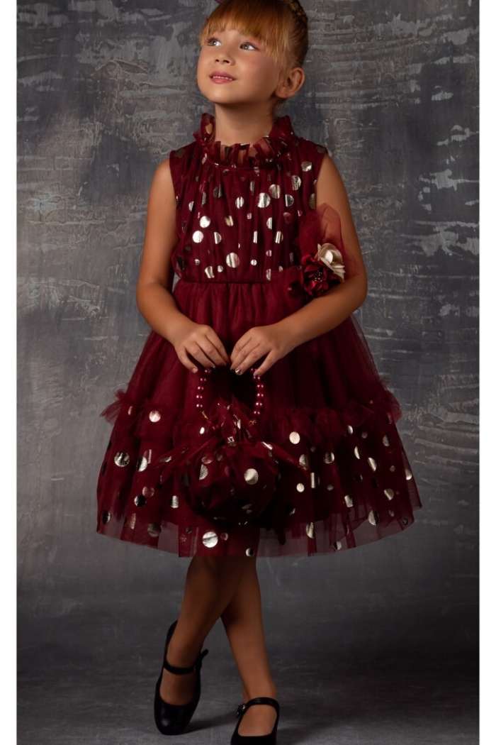 Wholesale Girls Dress with Bag 6-12Y - Producer: Tivido - Wholesale Kids & Baby Clothes From Turkey - TheBS Kids