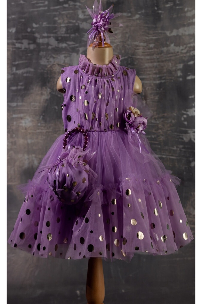 Wholesale Girls Dress with Bag 6-12Y - Producer: Tivido - Wholesale Kids & Baby Clothes From Turkey - TheBS Kids