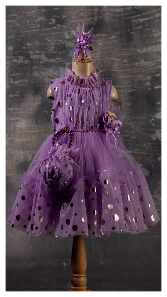 Wholesale Girls Dress with Bag 6-12Y - Producer: Tivido - Wholesale Kids & Baby Clothes From Turkey - TheBS Kids