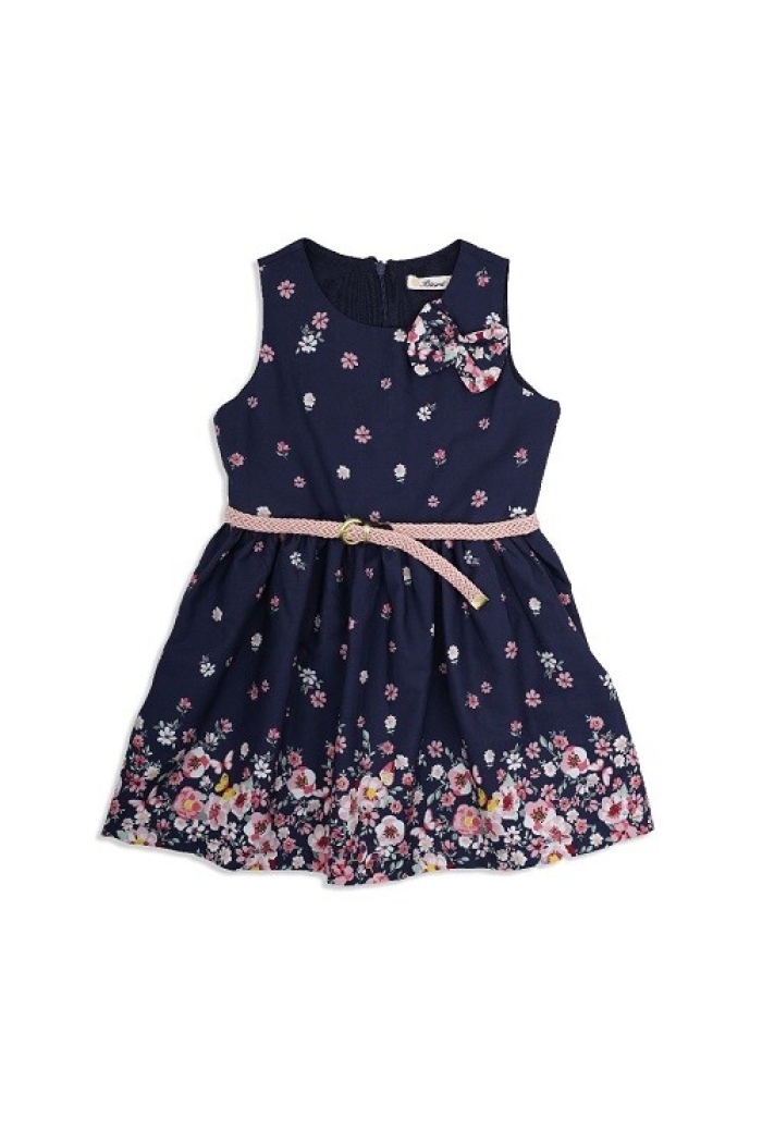 Wholesale Girls Dress With Belt 3-6Y - Producer: Büşra Bebe - Wholesale Kids & Baby Clothes From Turkey - TheBS Kids