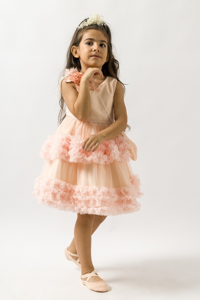 Wholesale Girls Dress with Ruffled 2-5Y - Producer: Wecan - Wholesale Kids & Baby Clothes From Turkey - TheBS Kids