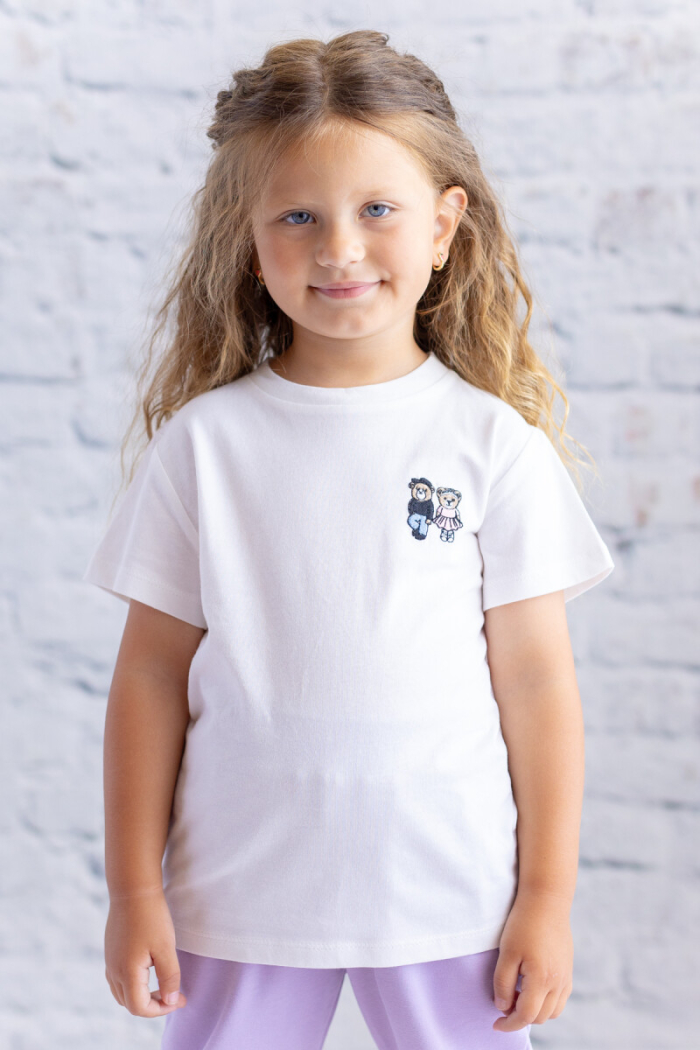 Wholesale Girl's Embroidery Detailed Short Sleeve T-Shirt 1-12Y - Producer: Zeyland - Wholesale Kids & Baby Clothes From Turkey - TheBS Kids