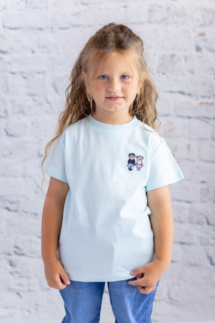Wholesale Girl's Embroidery Detailed Short Sleeve T-Shirt 1-12Y - Producer: Zeyland - Wholesale Kids & Baby Clothes From Turkey - TheBS Kids