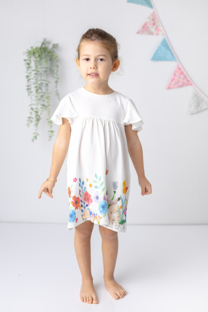Wholesale Girls Flowers Patterned Dress 5-8Y - Producer: Zeyland - Wholesale Kids & Baby Clothes From Turkey - TheBS Kids