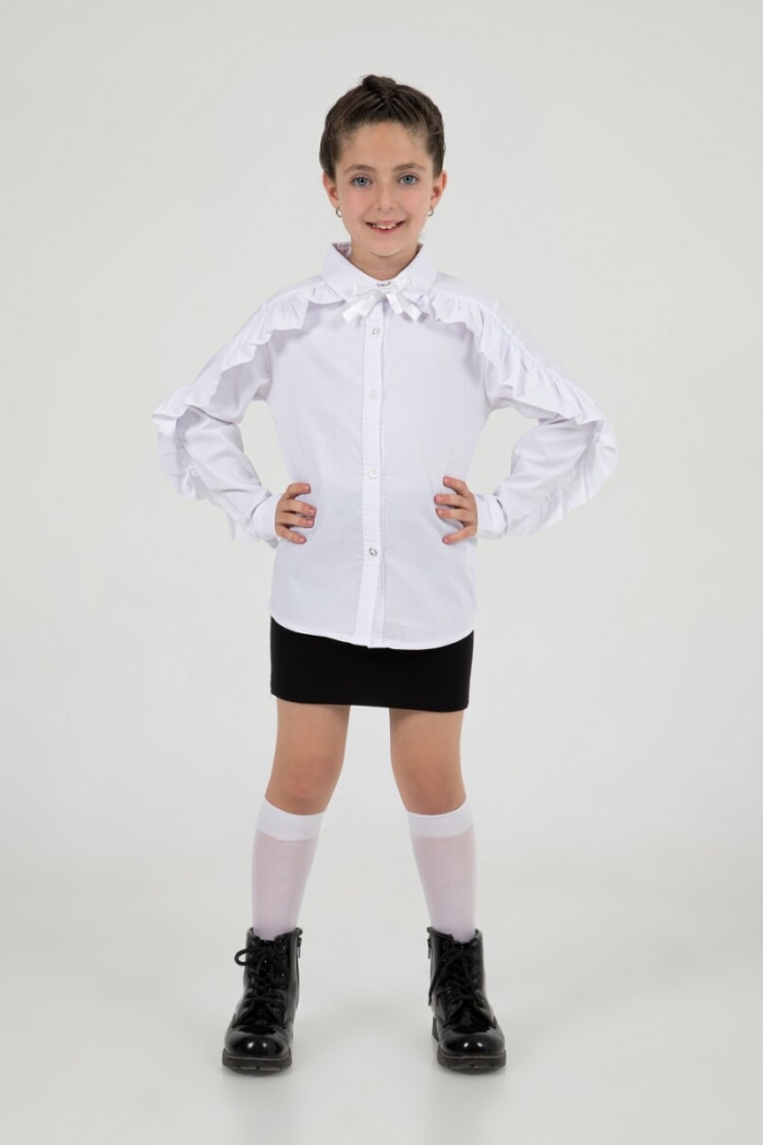 Wholesale Girls Fornal Shirts 7-10Y - Producer: Büşra Bebe - Wholesale Kids & Baby Clothes From Turkey - TheBS Kids