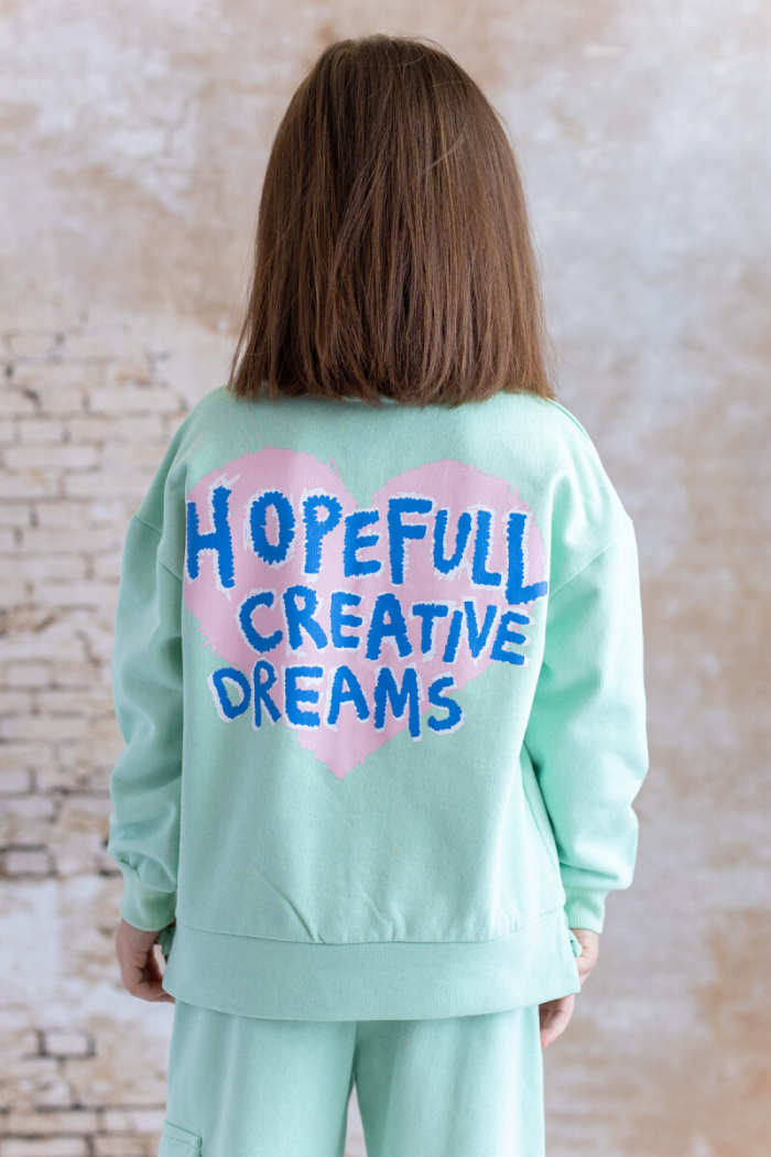 Wholesale Girl's Front Back Heart Printed Sweatshirt 1-12Y - Producer: Zeyland - Wholesale Kids & Baby Clothes From Turkey - TheBS Kids