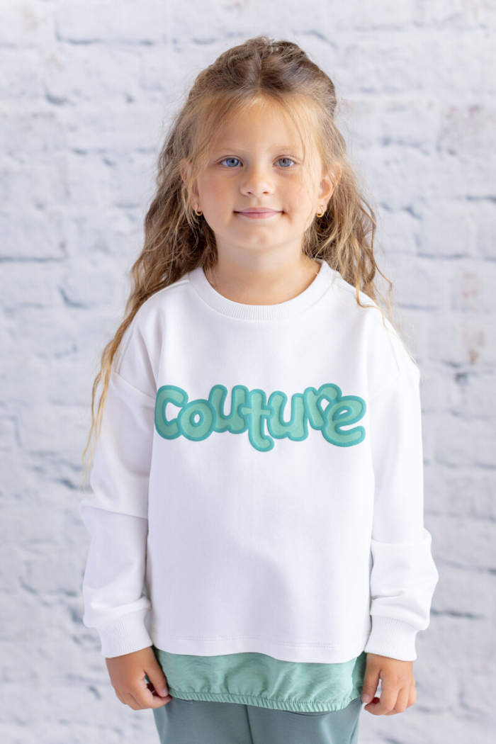 Wholesale Girl's Parachute Fabric Garnished Printed Sweatshirt 1-12Y - Producer: Zeyland - Wholesale Kids & Baby Clothes From Turkey - TheBS Kids