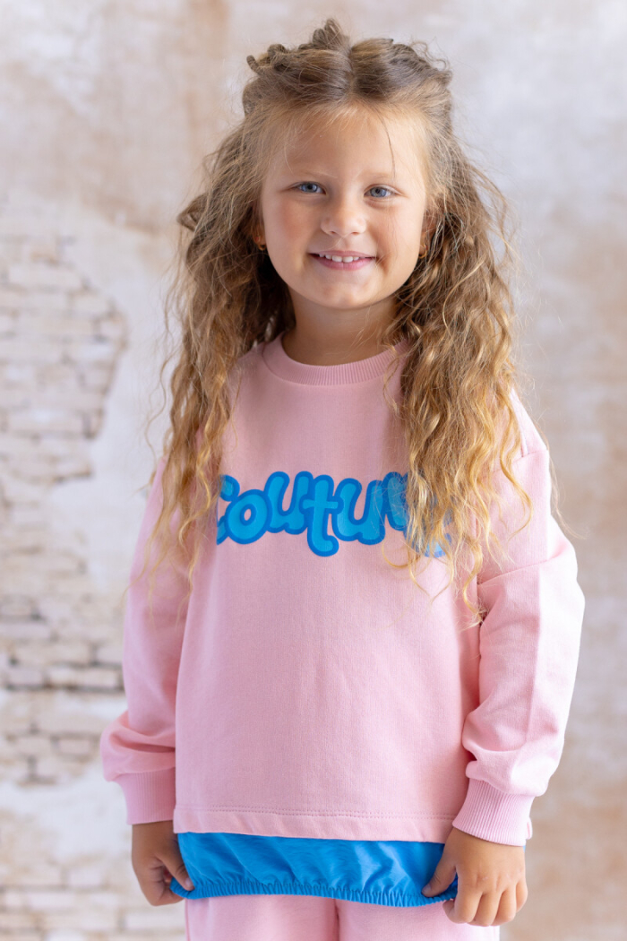 Wholesale Girl's Parachute Fabric Garnished Printed Sweatshirt 1-12Y - Producer: Zeyland - Wholesale Kids & Baby Clothes From Turkey - TheBS Kids