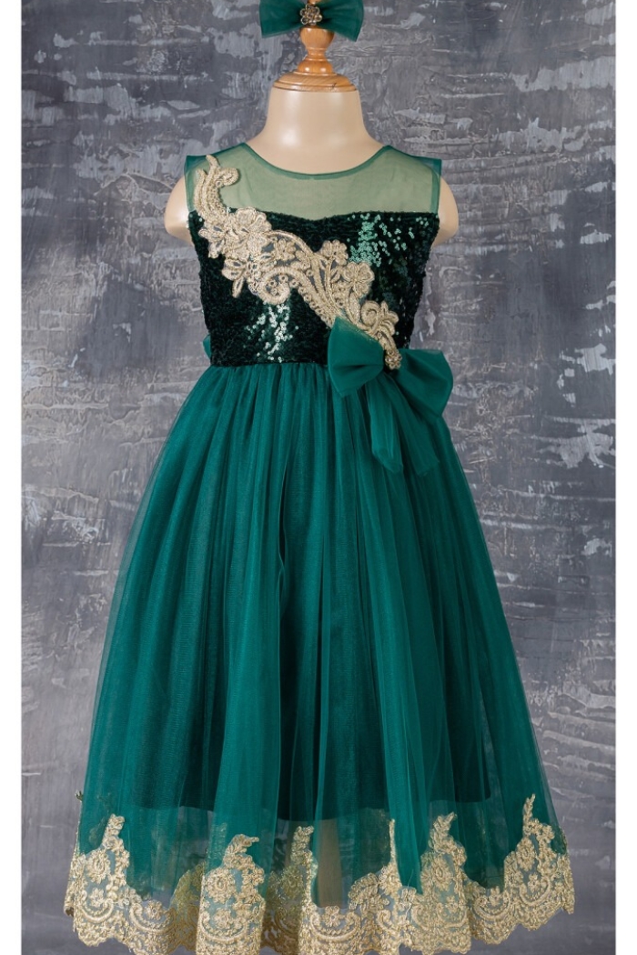 Wholesale Girls Partywear Dress with Lacy 6-12Y - Producer: Tivido - Wholesale Kids & Baby Clothes From Turkey - TheBS Kids