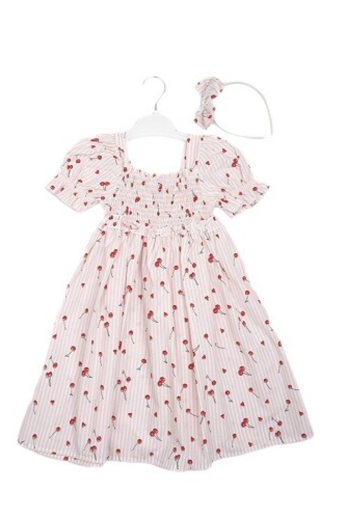 Wholesale Girls Patterned Dress 3-6Y - Producer: Büşra Bebe - Wholesale Kids & Baby Clothes From Turkey - TheBS Kids