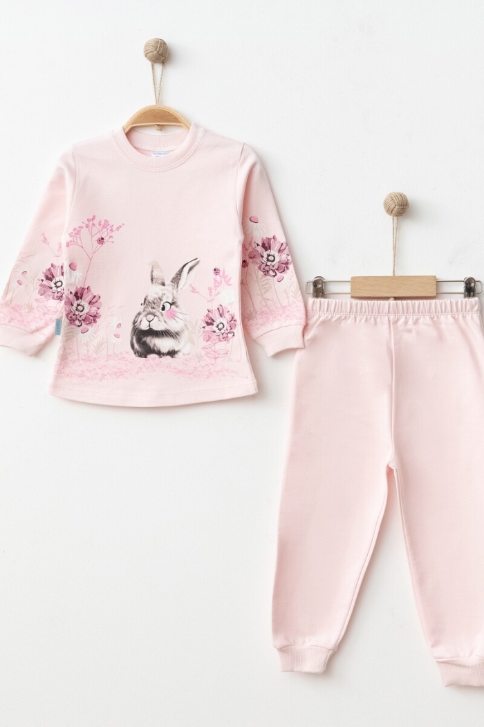 Wholesale Girls Patterned Tracksuit Set 2-4Y - Producer: Hoppidik - Wholesale Kids & Baby Clothes From Turkey - TheBS Kids