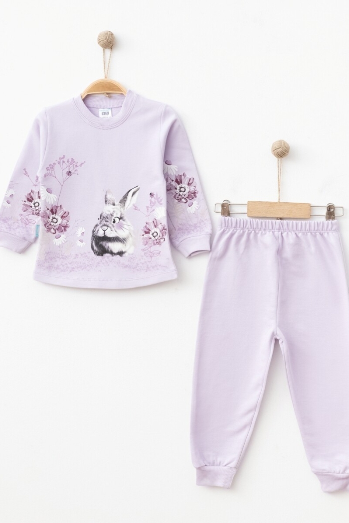 Wholesale Girls Patterned Tracksuit Set 2-4Y - Producer: Hoppidik - Wholesale Kids & Baby Clothes From Turkey - TheBS Kids