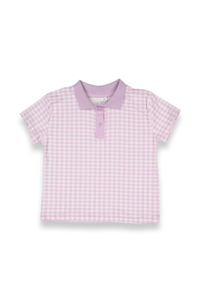 Wholesale Girls Plaid T-shirt 6-9Y - Producer: Tuffy - Wholesale Kids & Baby Clothes From Turkey - TheBS Kids