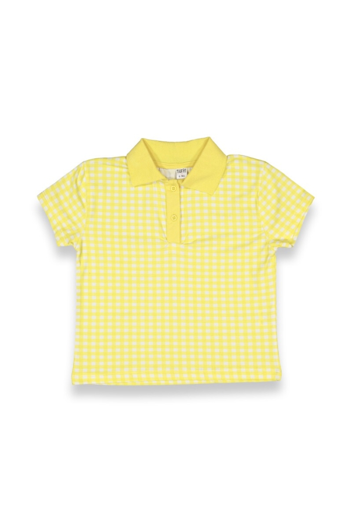 Wholesale Girls Plaid T-shirt 6-9Y - Producer: Tuffy - Wholesale Kids & Baby Clothes From Turkey - TheBS Kids