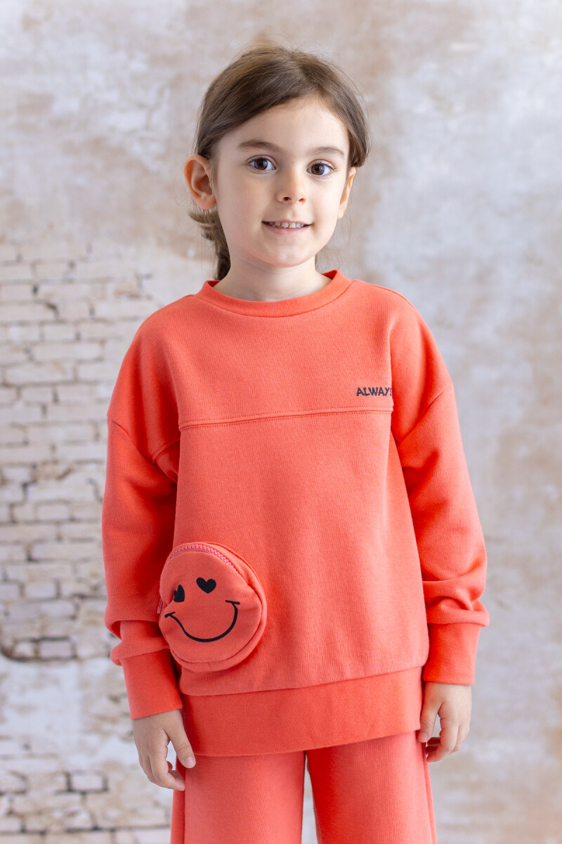 Wholesale Girl's Pocket Detailed Printed Sweatshirt 1-12Y - Producer: Zeyland - Wholesale Kids & Baby Clothes From Turkey - TheBS Kids