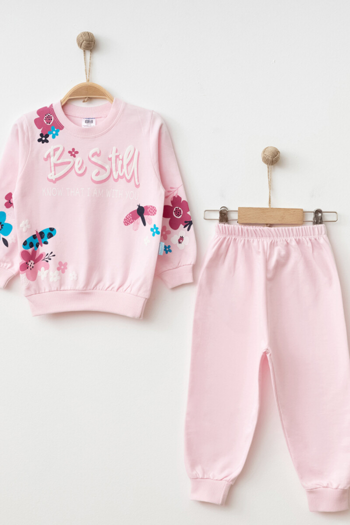 Wholesale Girls' Printed Tracksuit Set 2-4Y - Producer: Hoppidik - Wholesale Kids & Baby Clothes From Turkey - TheBS Kids
