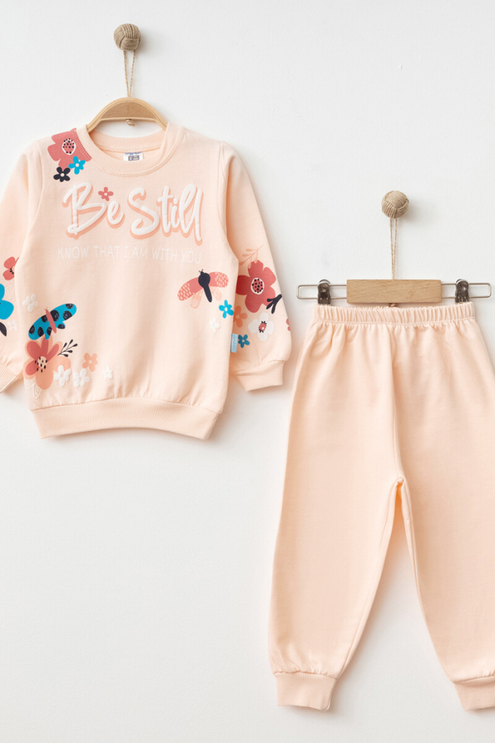 Wholesale Girls' Printed Tracksuit Set 2-4Y - Producer: Hoppidik - Wholesale Kids & Baby Clothes From Turkey - TheBS Kids